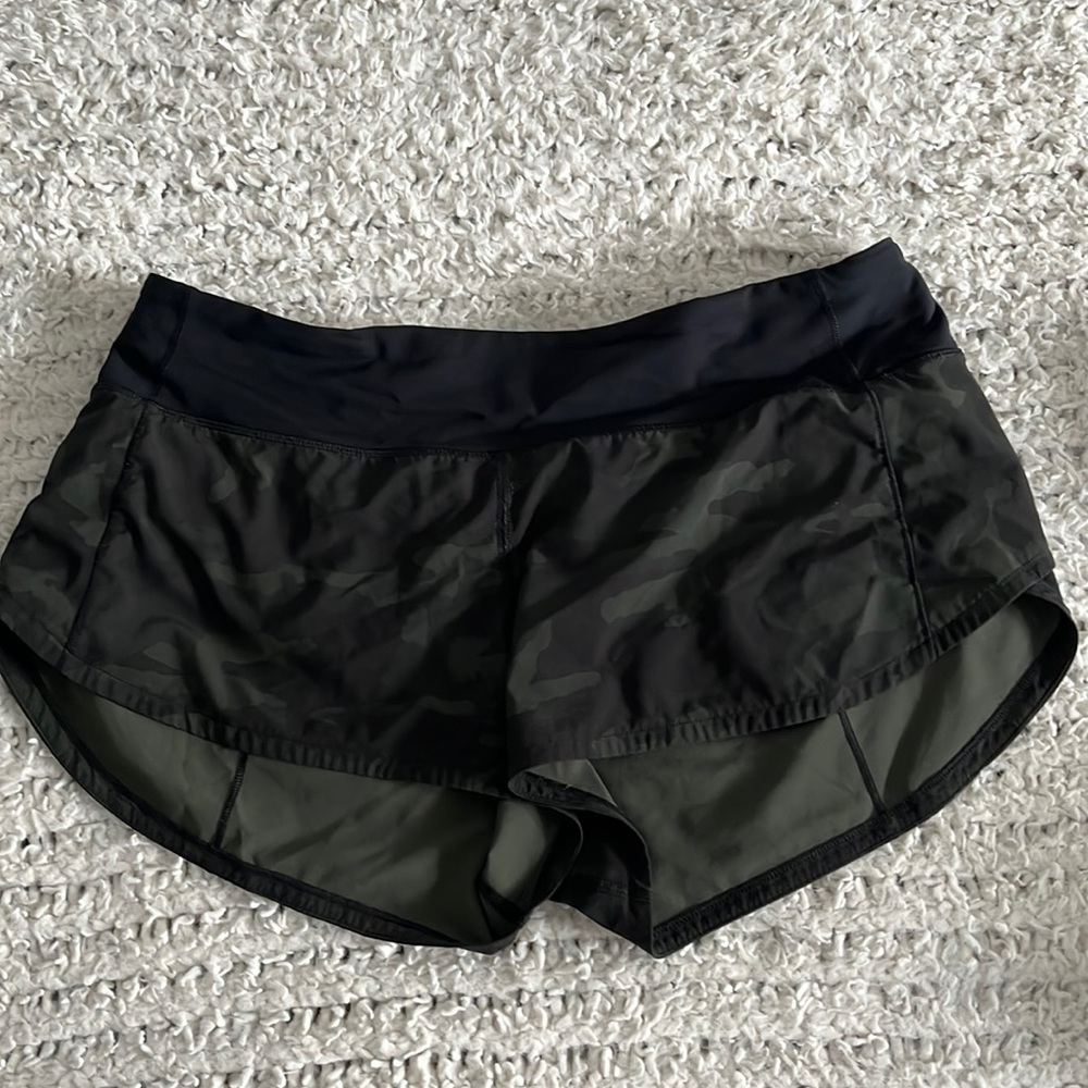 Lulu Lemon camo shorts